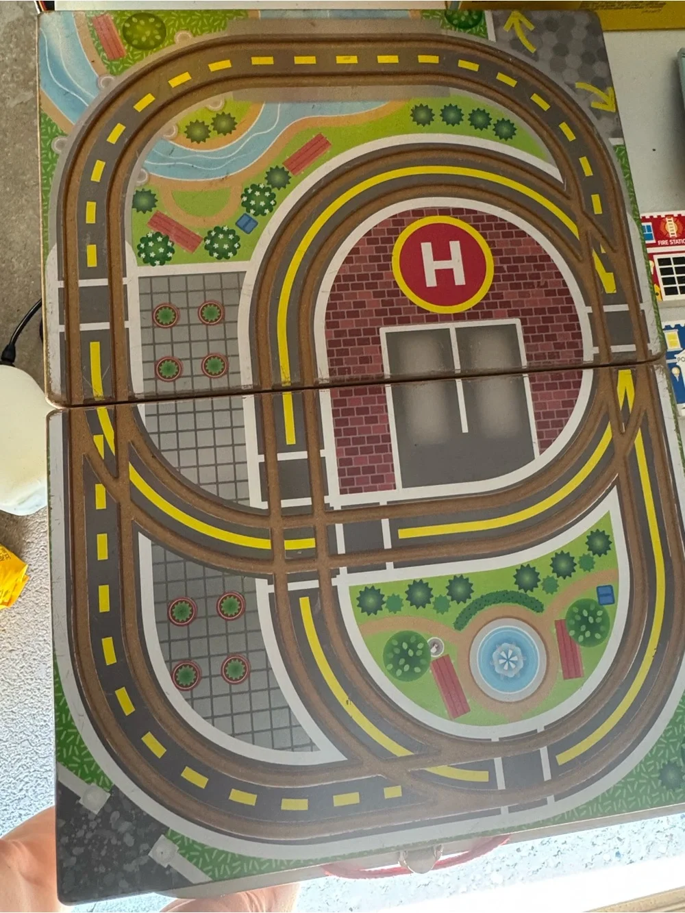 Melissa and Doug Wooden Take Along Town